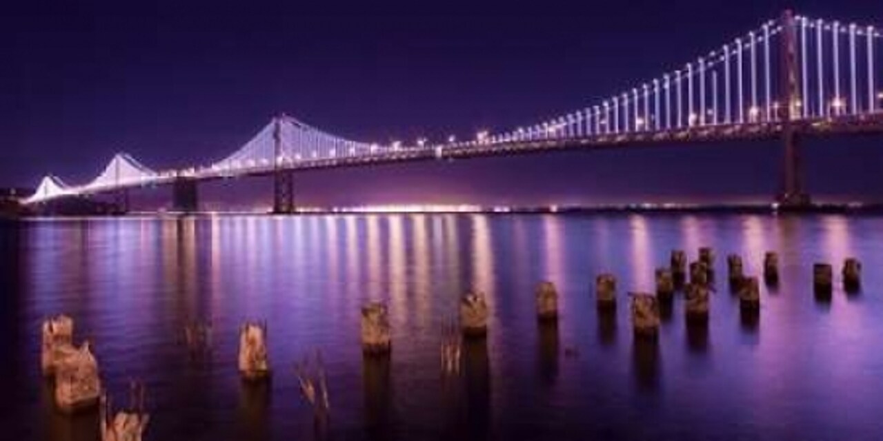 The Bay Lights Poster Print by Greg Linhares - Item # VARPDXL748D